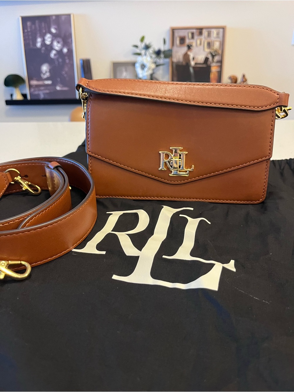 Ralph Lauren Smooth Leather Bag